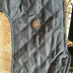 Ariat Black Quilted Vest